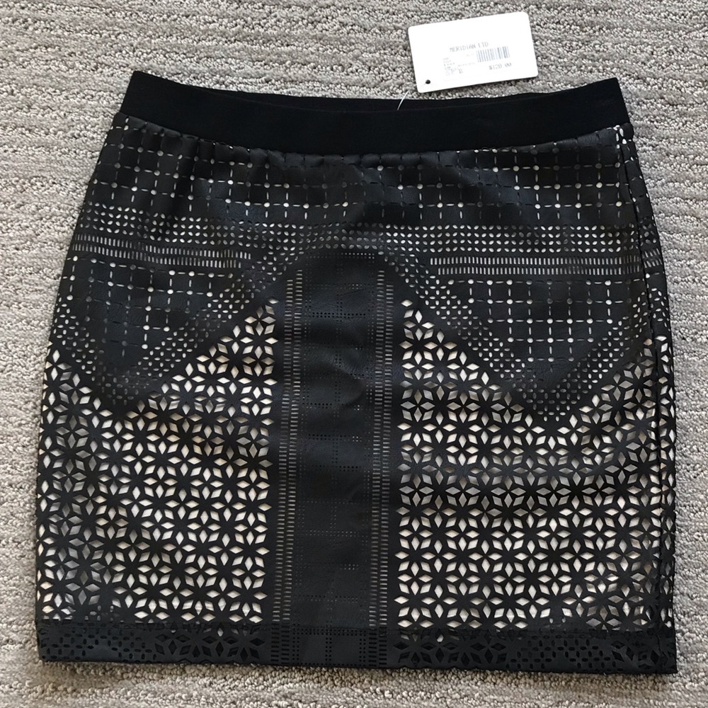 Tart Minnie skirt, faux leather overlay. Brand new
